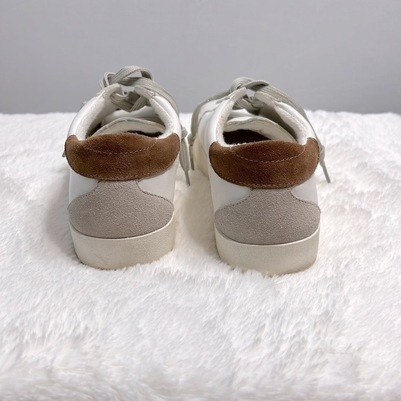 Kellparker Landon White Leather Star Sneaker size 8 - Picture 3 of 9